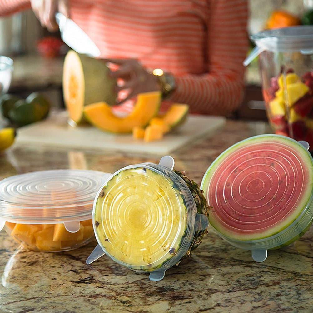 Best Reusable Silicone Stretch Lids Covers Expandable | Eco Friendly