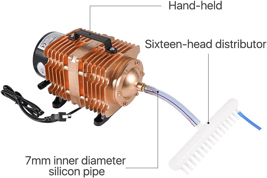 160W Electrical Magnetic Air Compressor Pump for CO2 Laser Machines