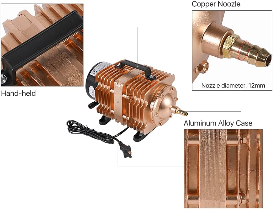 160W Electrical Magnetic Air Compressor Pump for CO2 Laser Machines