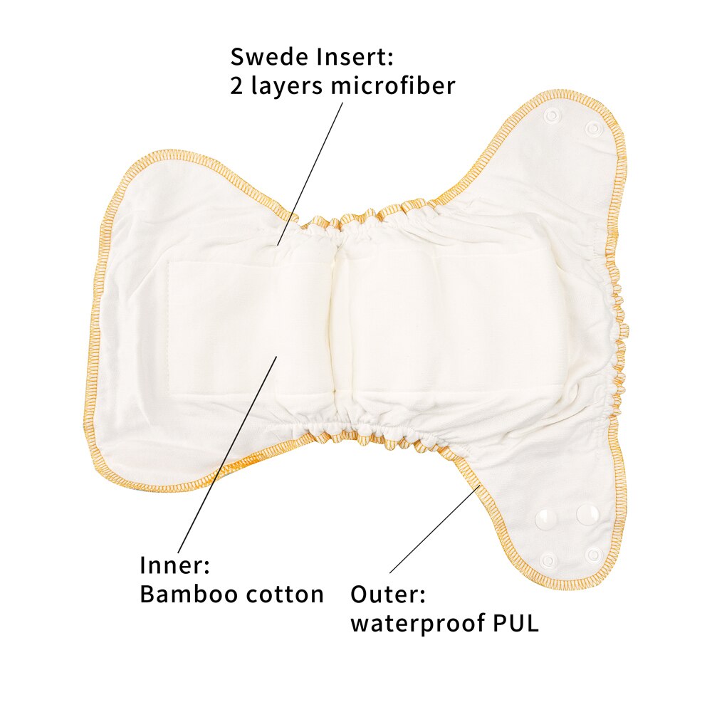 eHub Nepal - 👉Reusable Washable Cloth Diaper Underwear 👉Washable Reusable  Cloth Diaper 👉All in one size waist tab overlaps for extra small waist  size 👉Double Rows of snaps fit well 👉Strong absorbent