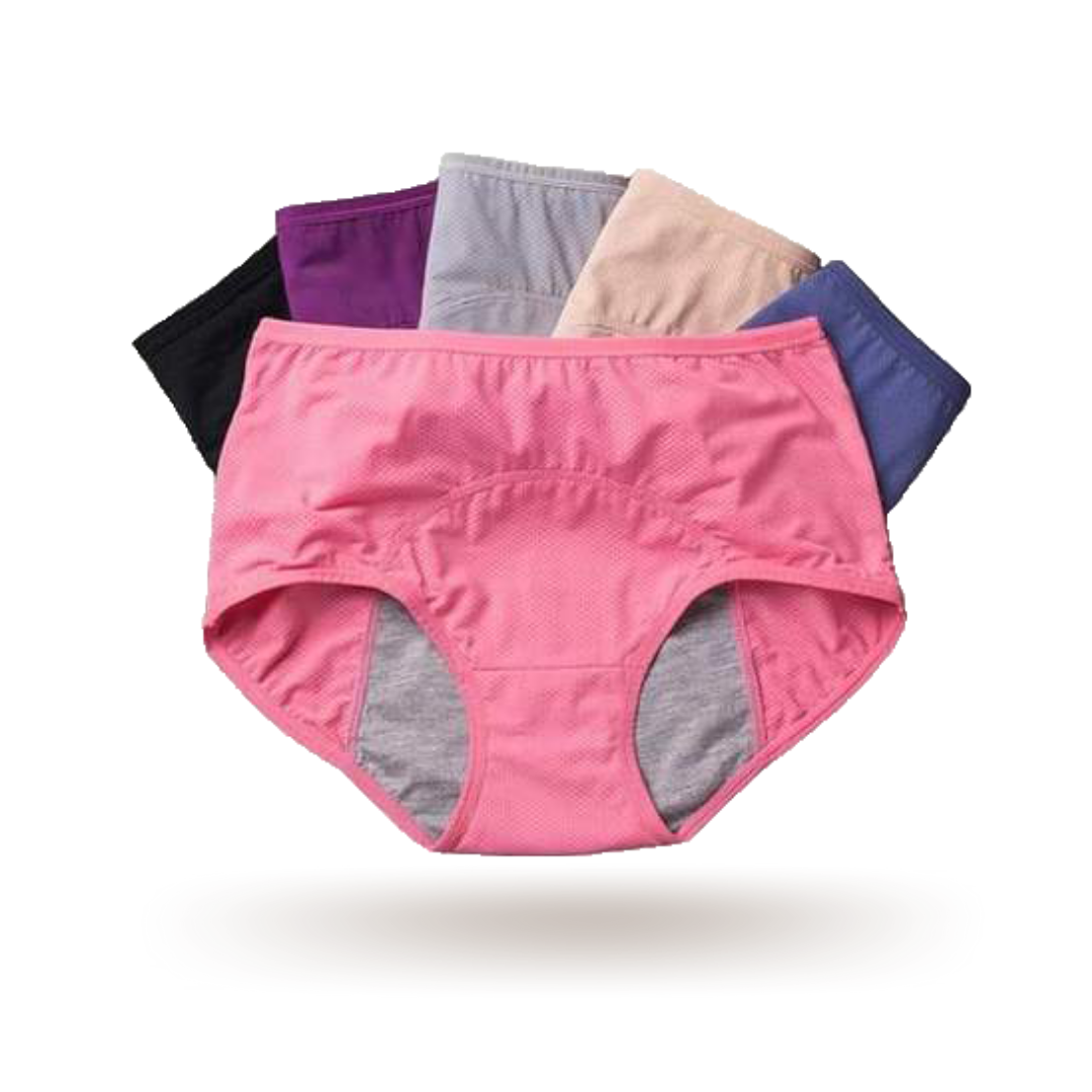 3PCS Breathable Underwear Women Cotton Panties Healthy No Trace