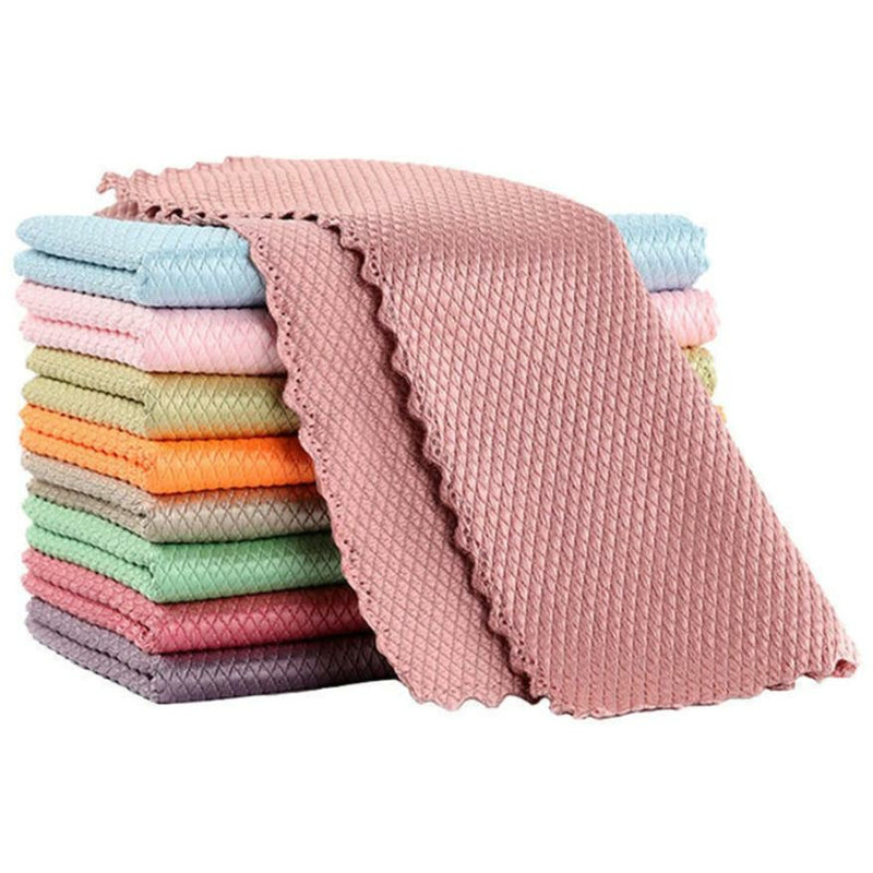 GELEAN Super Cleaning Towels Multipurpose Ribbed Kitchen Towels 12