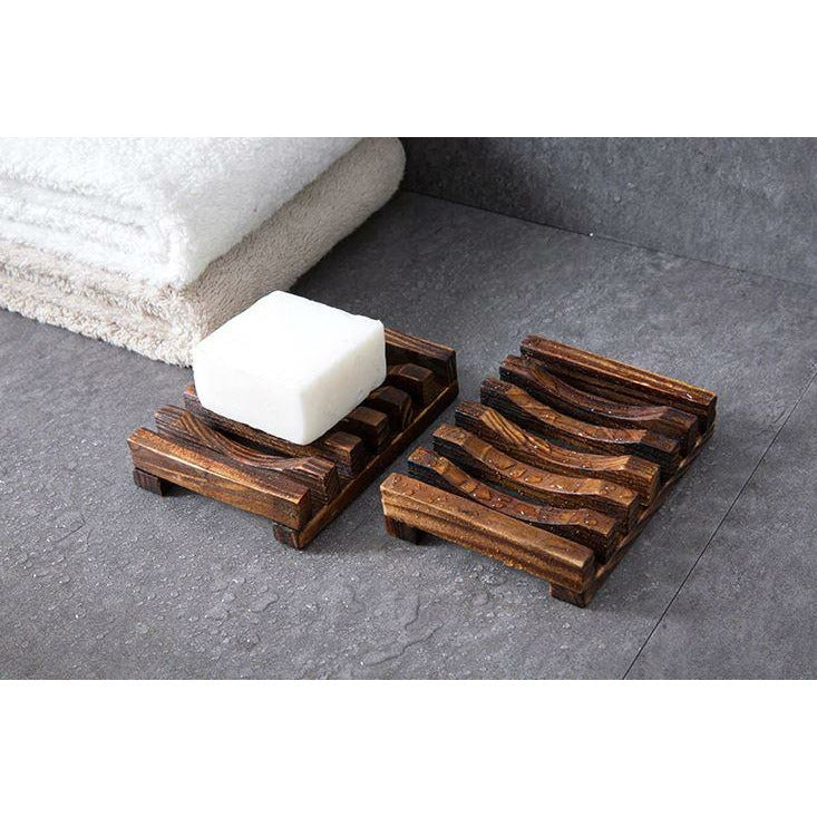 Natural Wood Soap Dish