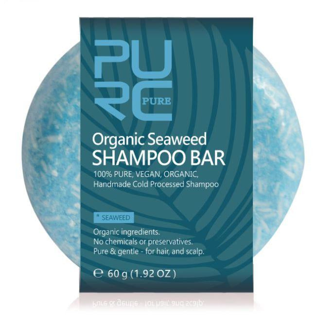 100% Pure Seaweed Shampoo Bar gentle, environmentally friendly, cost effective and convenient packed full of essential oils and fresh ingredients without chemicals or scary additives .